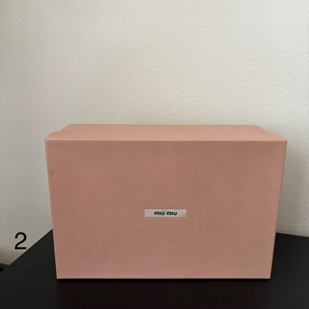 Miu Miu Blush Pink Storage Gift  Box